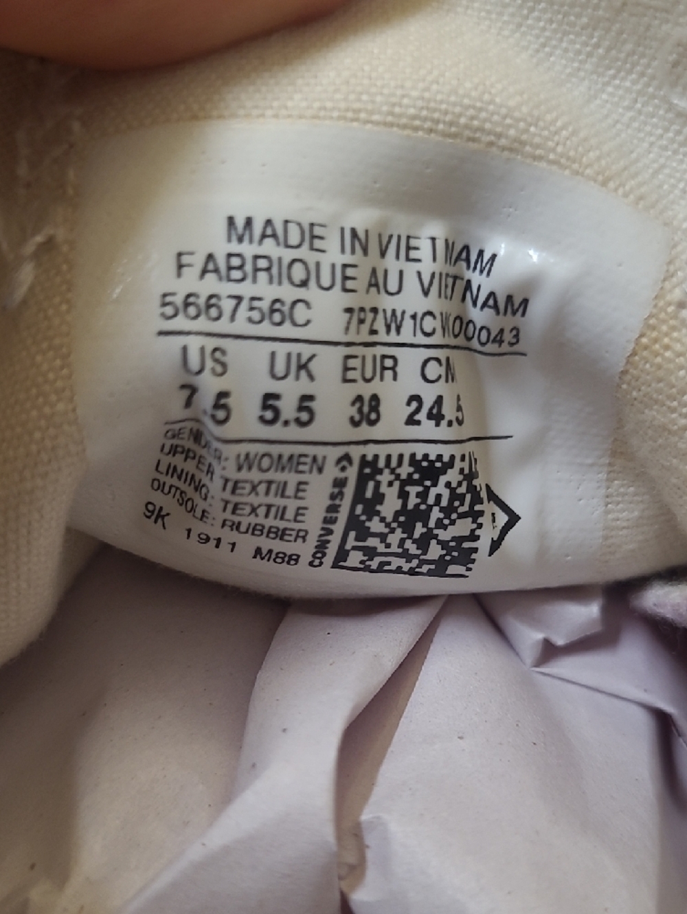 Converse Pink & White Low Top Sneakers - Picture 2 of 16